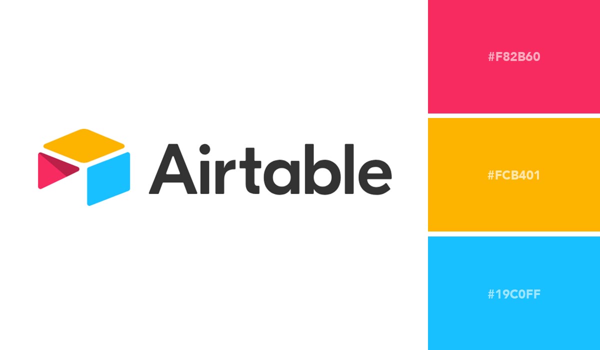 Logo Color Schemes Airtable Palette Visual Learning Center By Visme