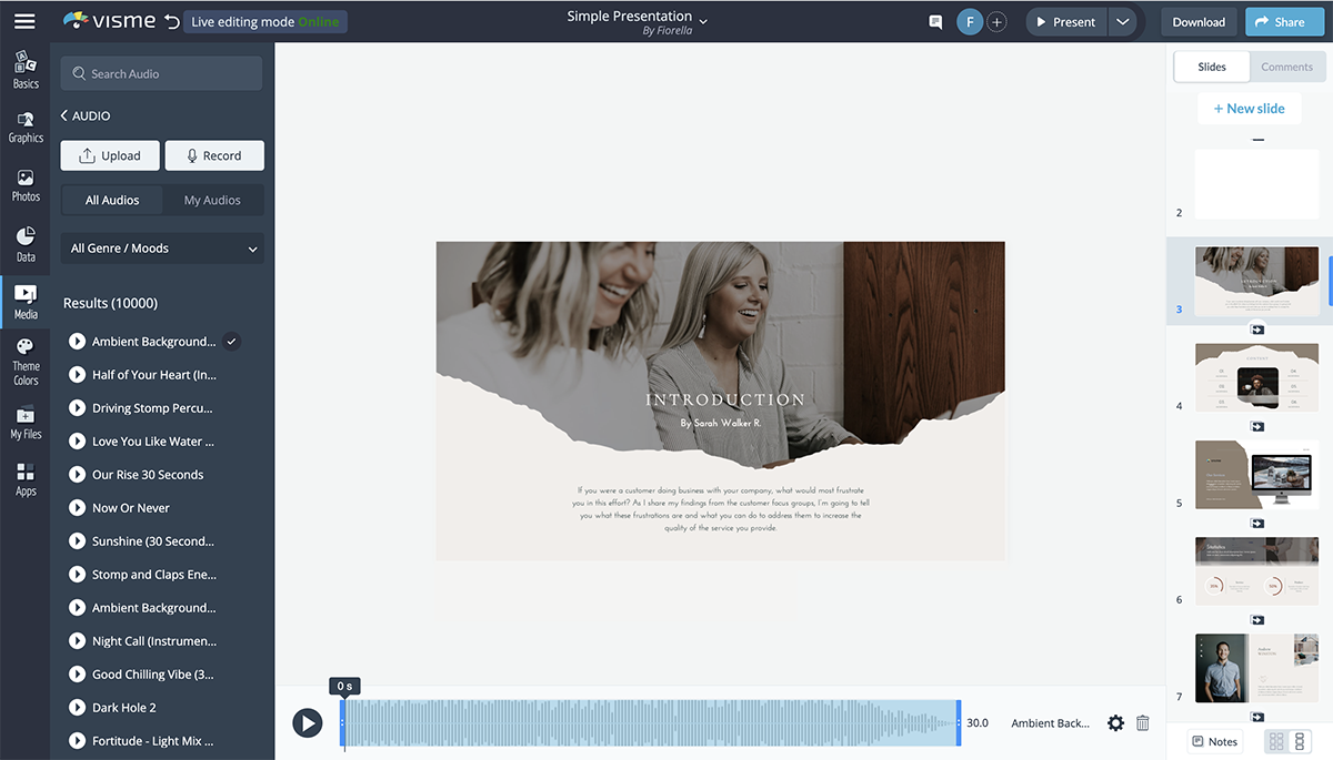 Audio Library Helps You Create More Wonderful Videos