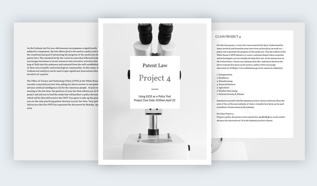 visme law professor - pdf class assignments