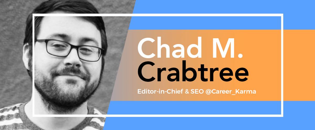 case study visme increased website traffic - chad crabtree bio