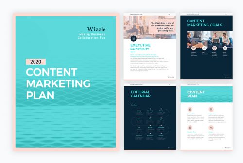 remote team - marketing-plan template