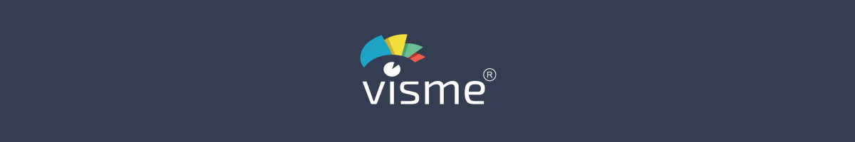 The Visme logo.