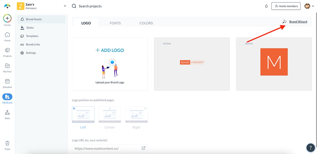 How to Create a Case Study Infographic with Visme - Visme’s AI brand wizard