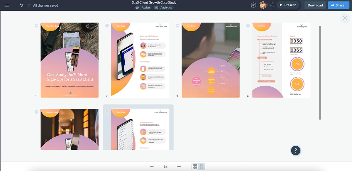 How to Create a Case Study Infographic with Visme - Visme’s AI design generator.
