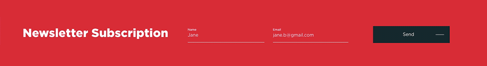 animated landing pages - provide visual feedback like we are covalent