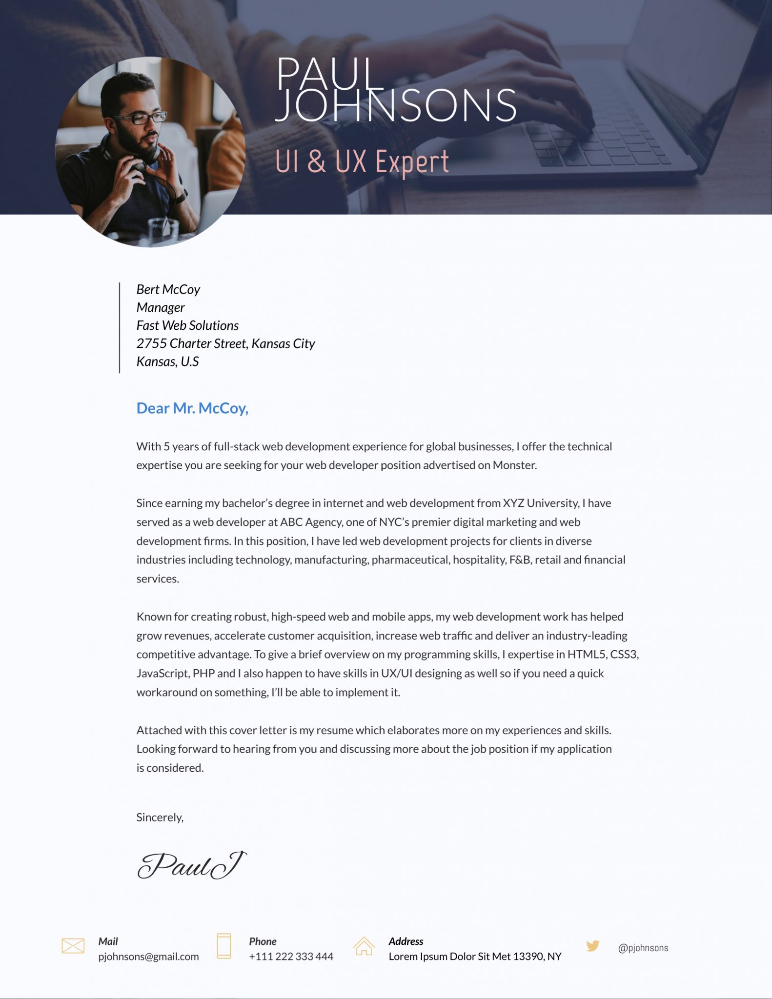 17 Best Cover Letter Templates You Can Customize Download 17 Best Cover Letter Templates You Can Customize Download