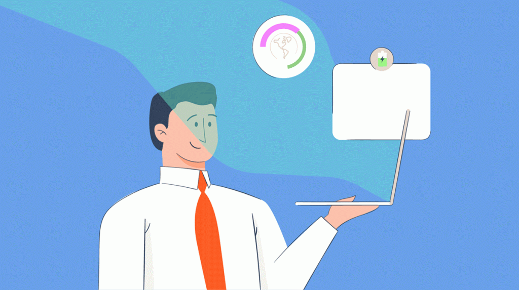 animated interactive infographics - header