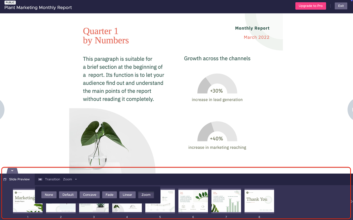 Visme vs Piktochart - Piktochart's animation and interactivity