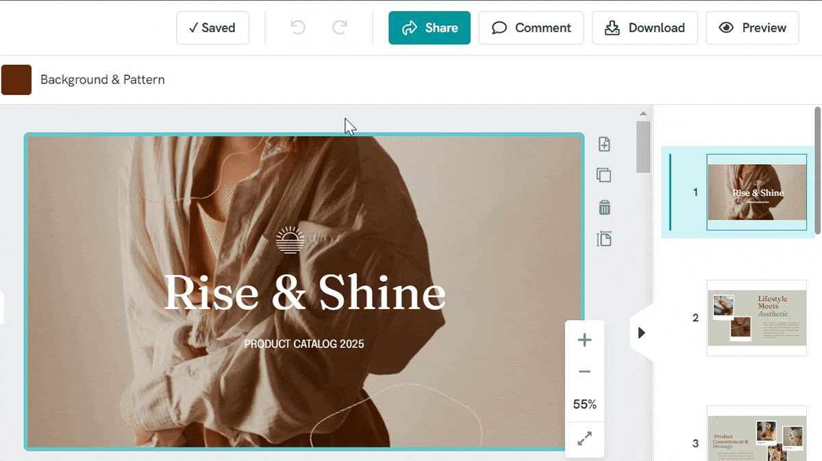 Visme vs Piktochart - Piktochart's team collaboration feature