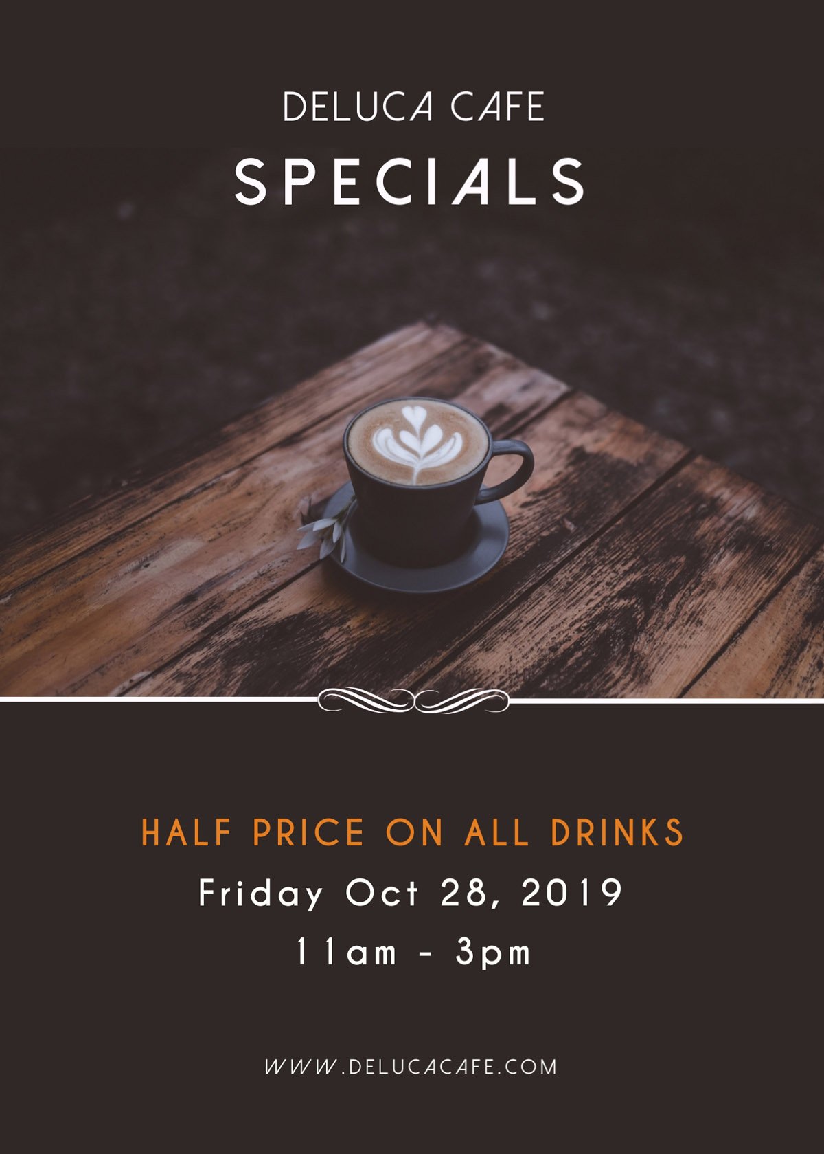 flyer templates - coffee cafe menu special