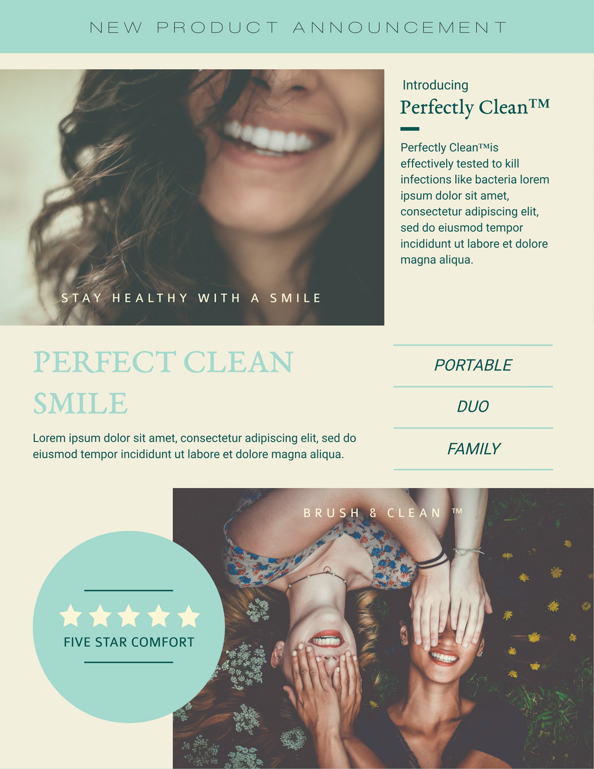 flyer templates - dental