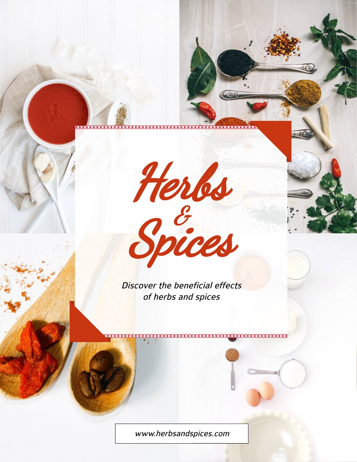 flyer templates - herbs and spices
