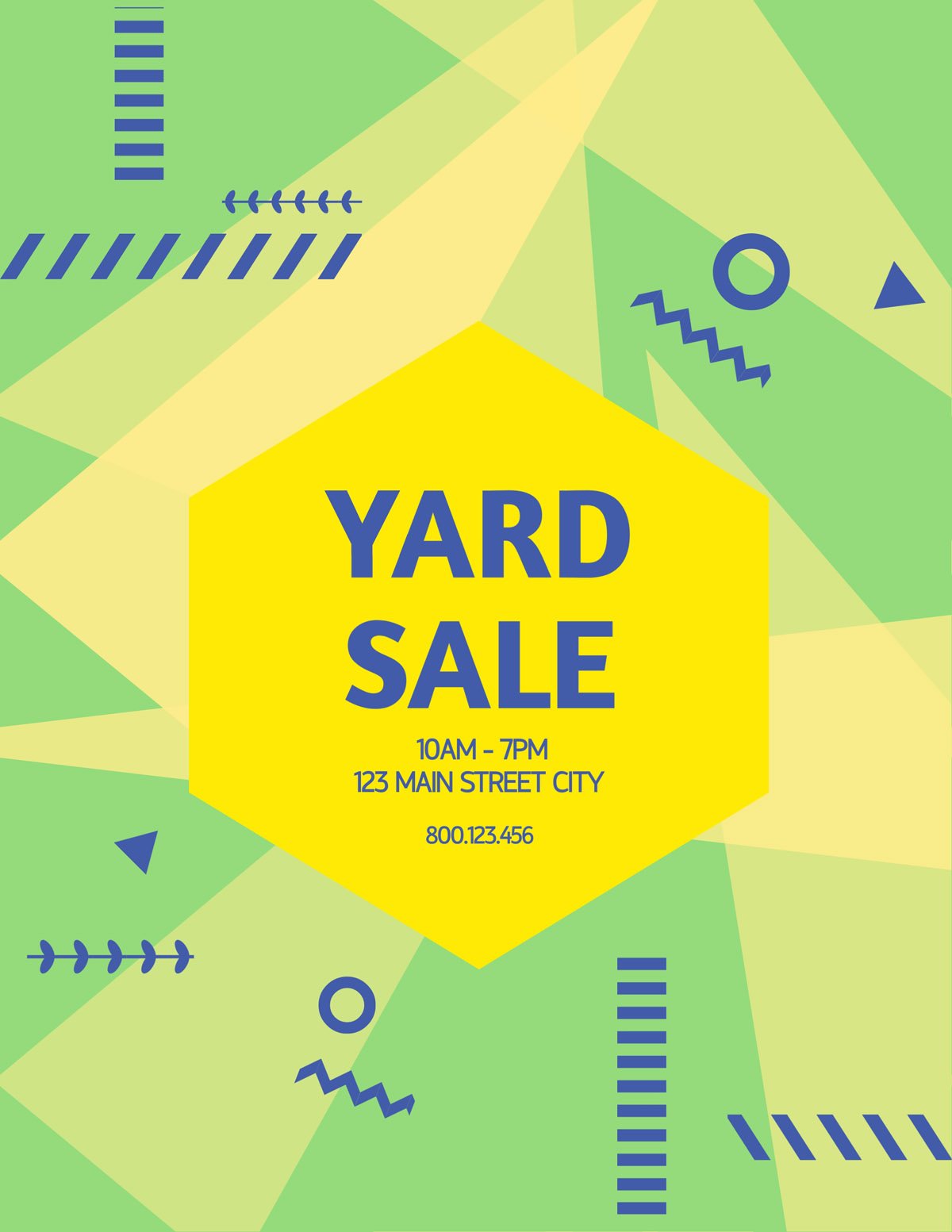 flyer templates - yard sale