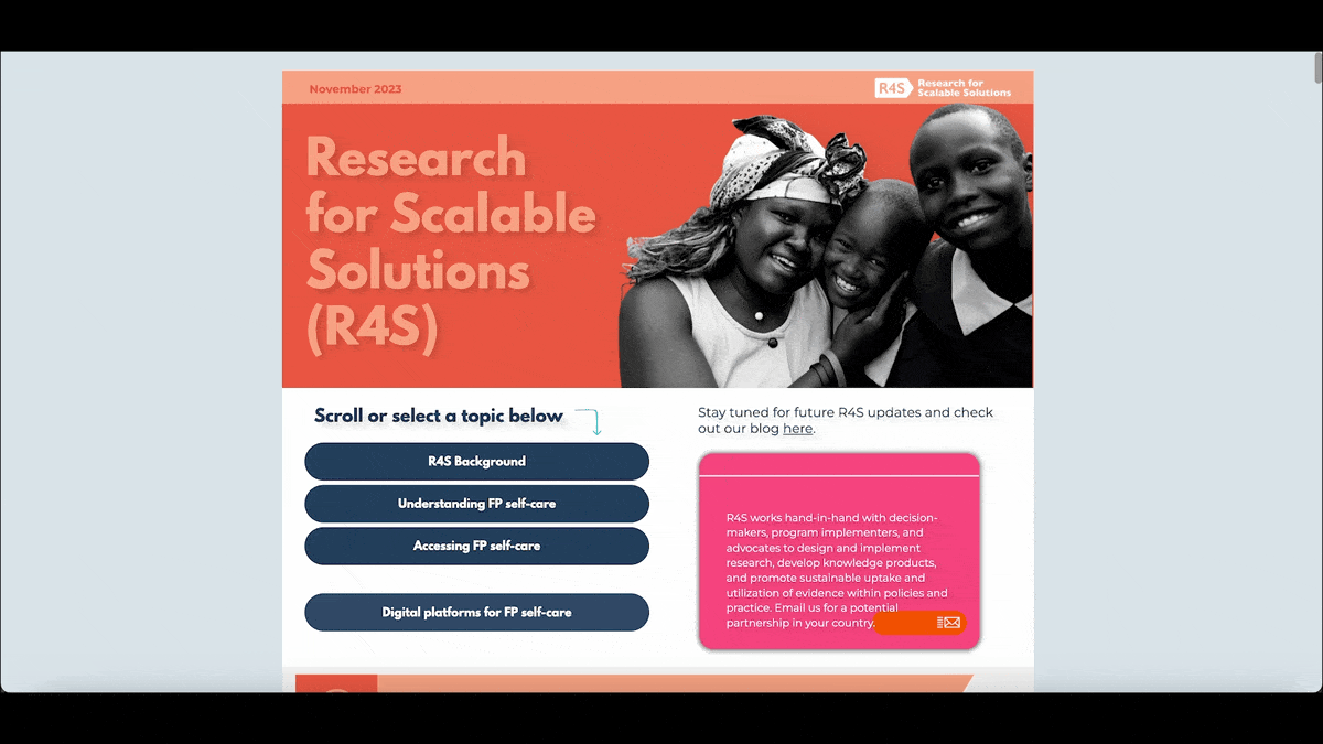 infographic marketing - Research for Scalable Solutions | Interactive Infographic