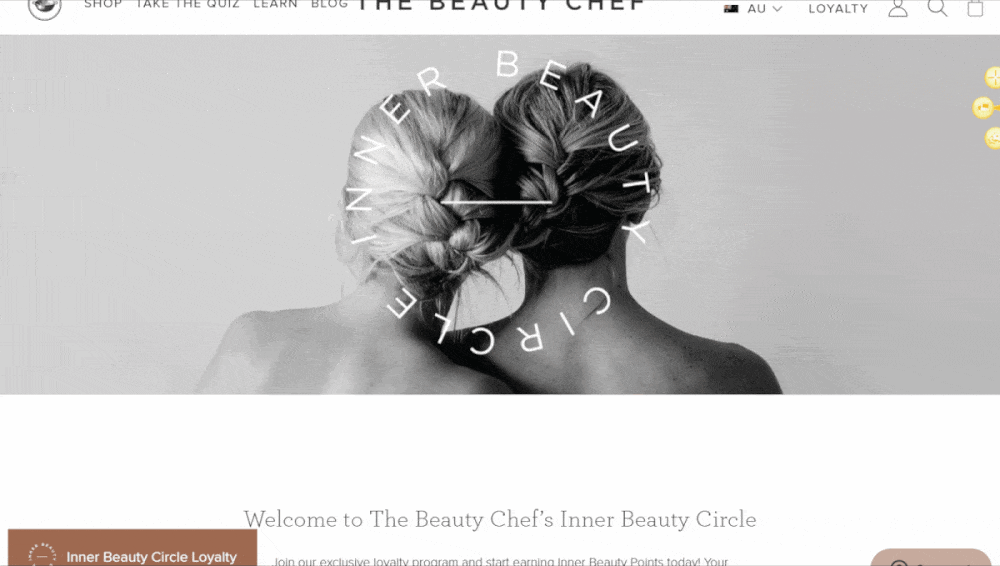referral marketing - beauty chef example