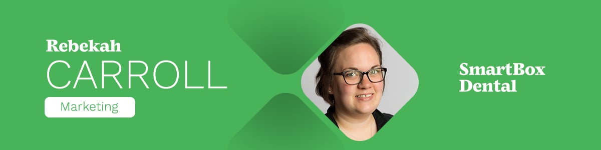 visme case study - rebekah carroll with smartbox dental