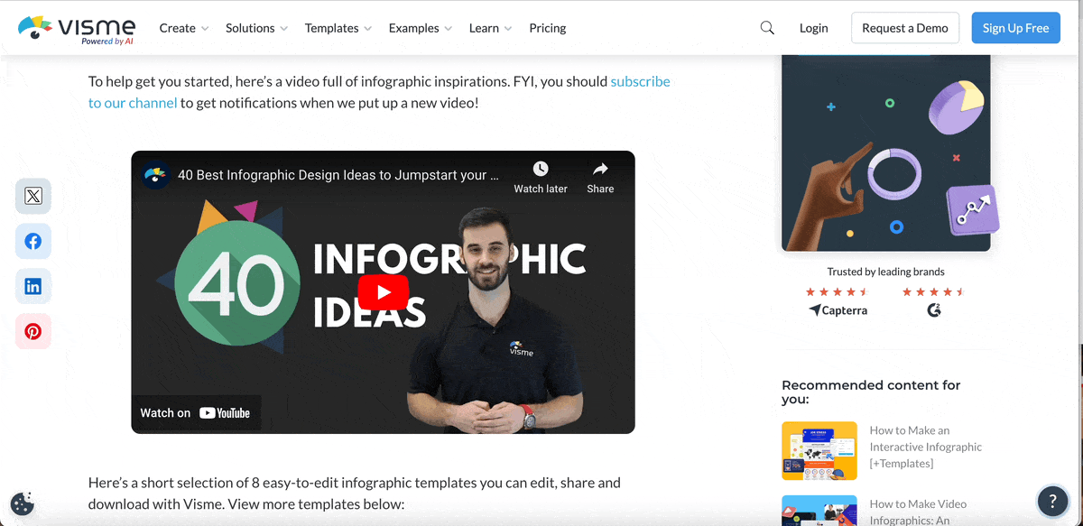 interactive blog post - embed video