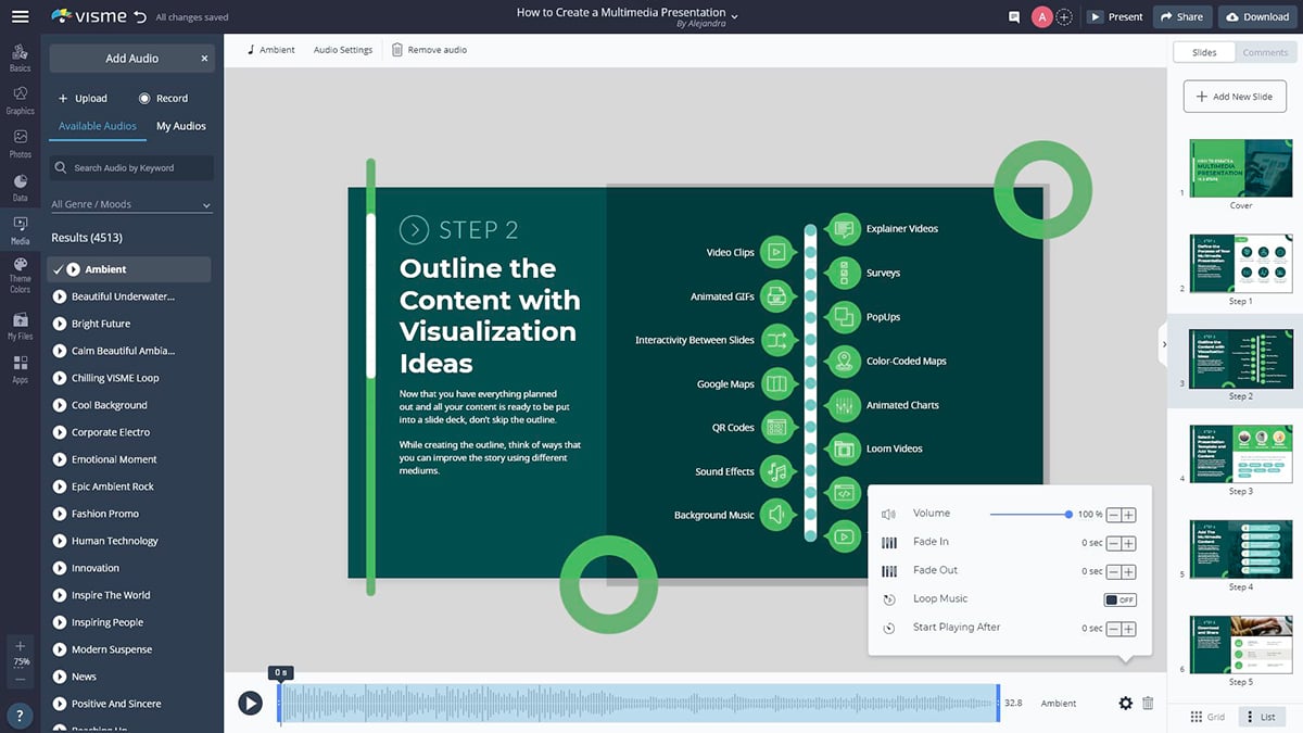 introduction on video presentation