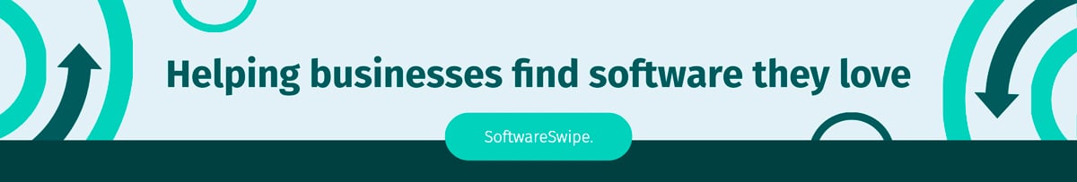 A green LinkedIn header template sharing a business tagline available in Visme.