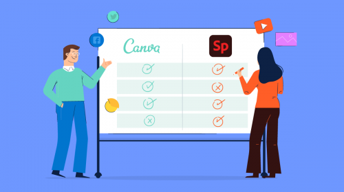 Canva vs. Adobe Express vs. Visme: Which One Is Better? (Comparison Guide)