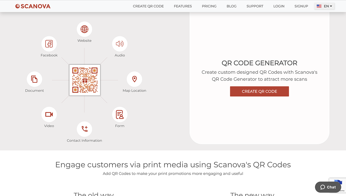 QR Code Generator - Scanova
