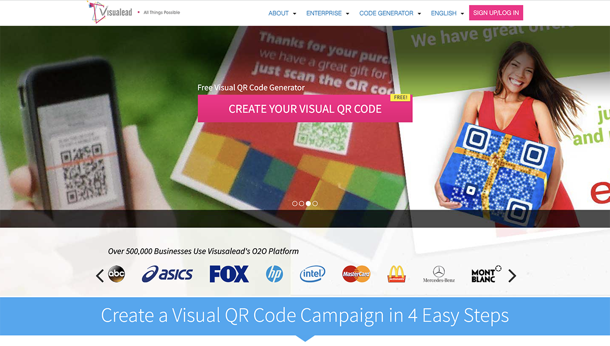 QR Code Generator - Visualead