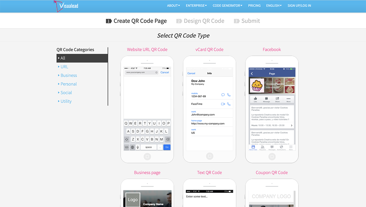 QR Code Generator - Visualead