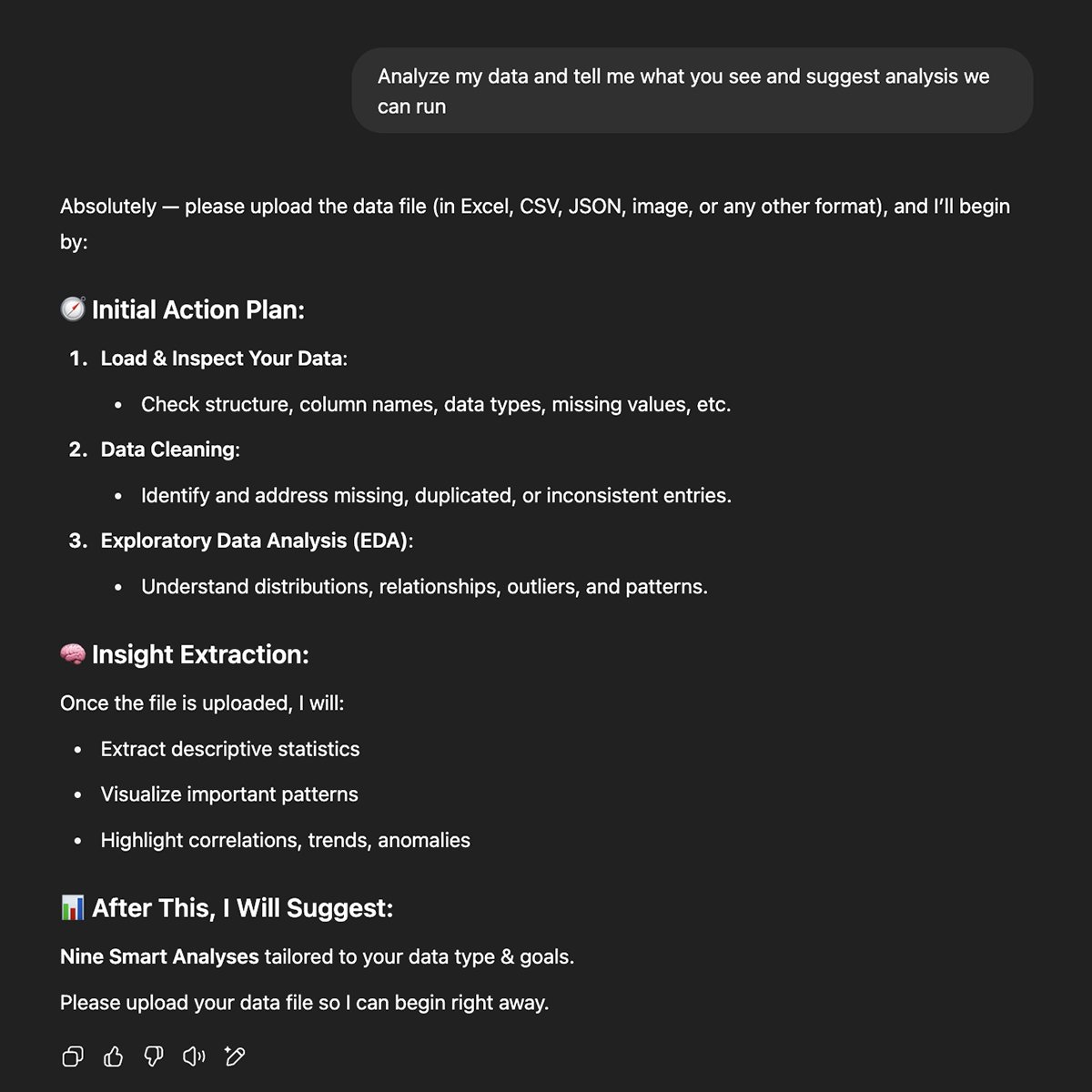 Custom GPT - for Data Analysis & Report AI