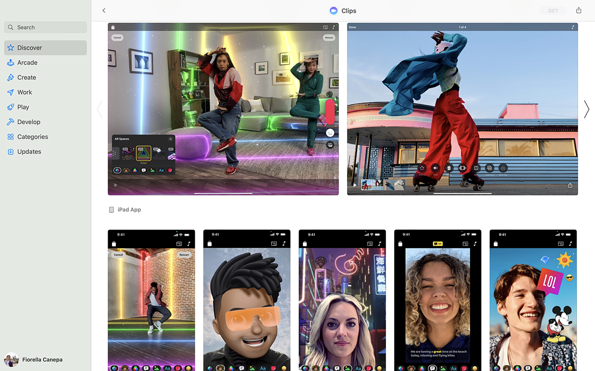 Best Free Video Editing Software - Clips video interface
