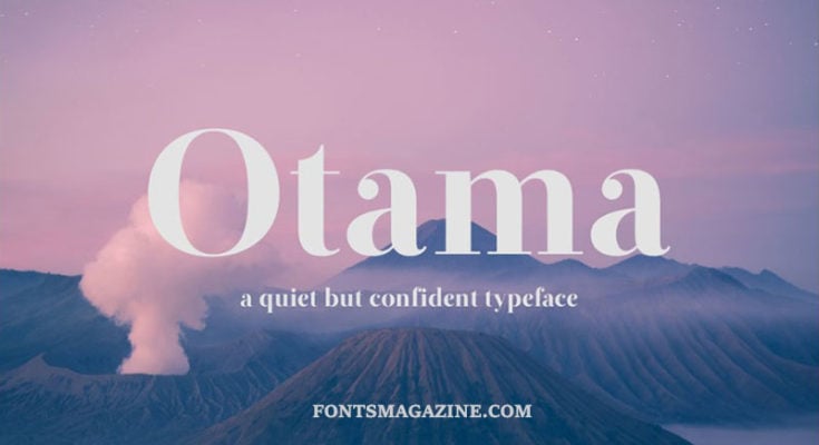 The font Otama.