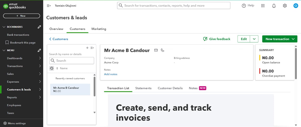 how to create an invoice - Intuit Quickbooks