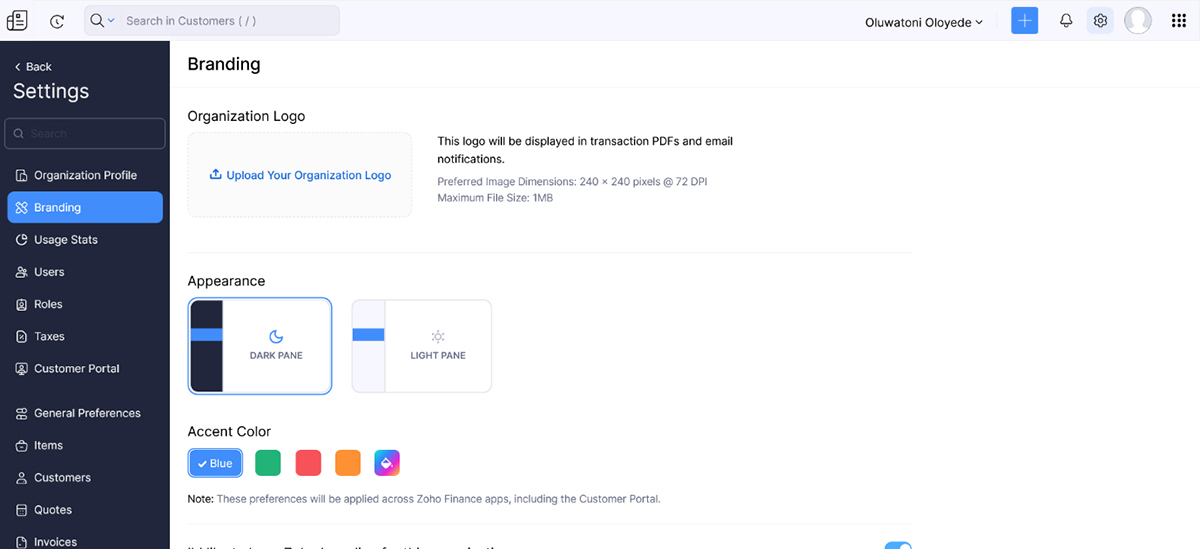 how to create an invoice - Zoho
