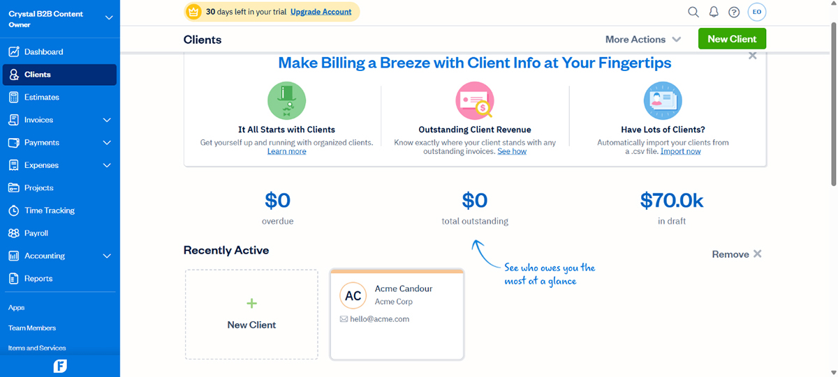 how to create an invoice - Freshbooks