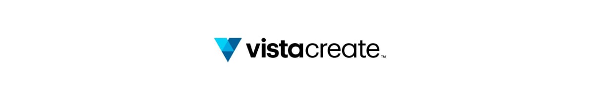 The VistaCreate logo.