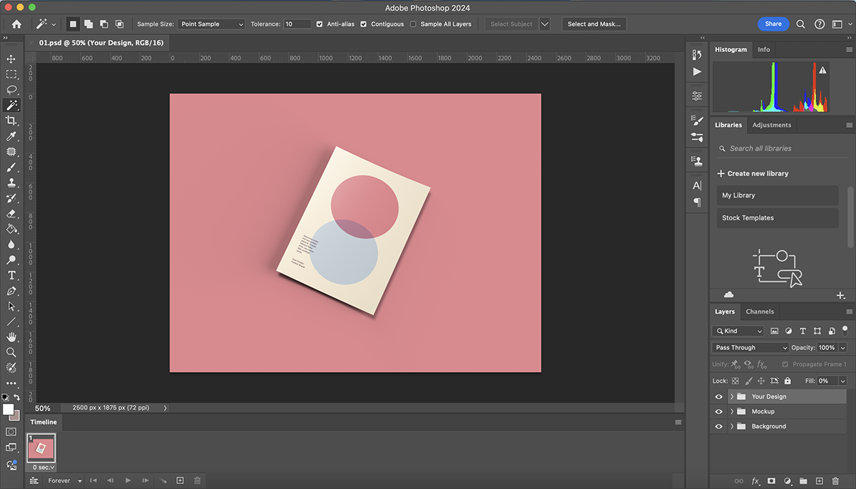 what is a mockup - Photoshop interface
