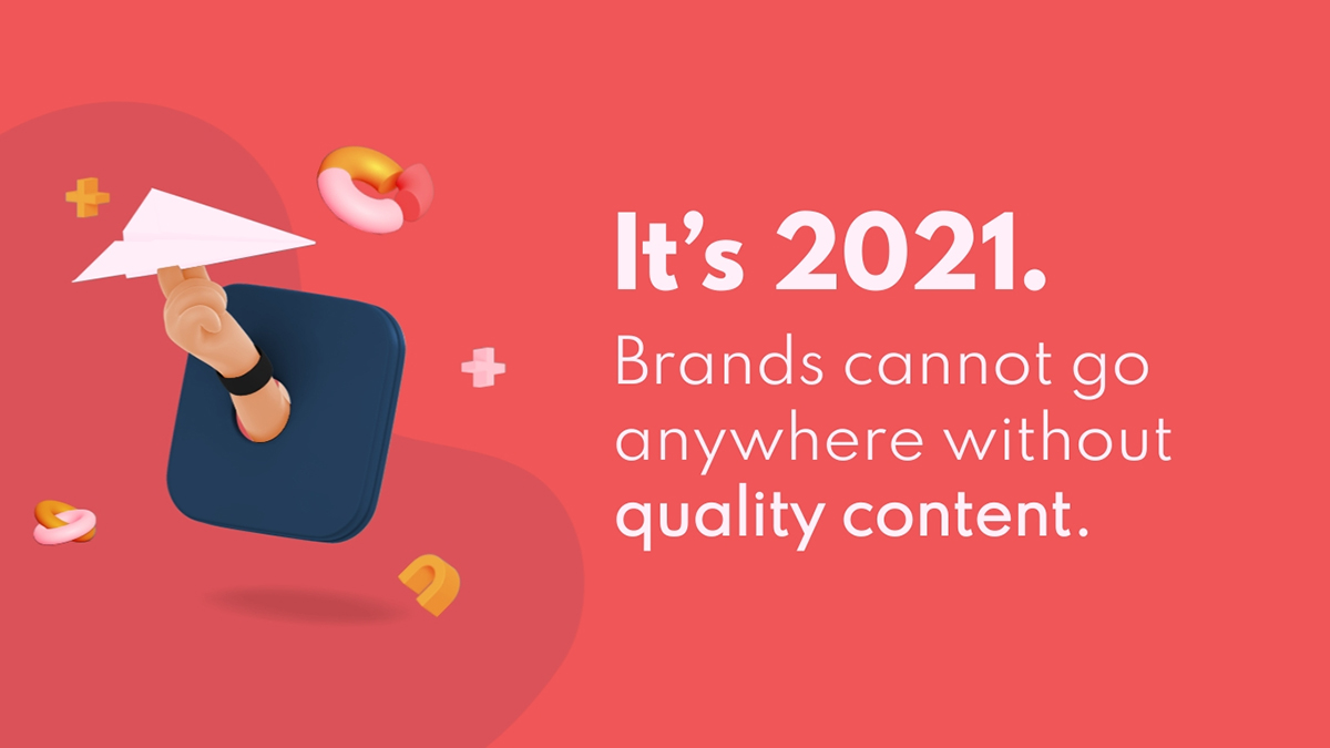 A slide example with minimal text.