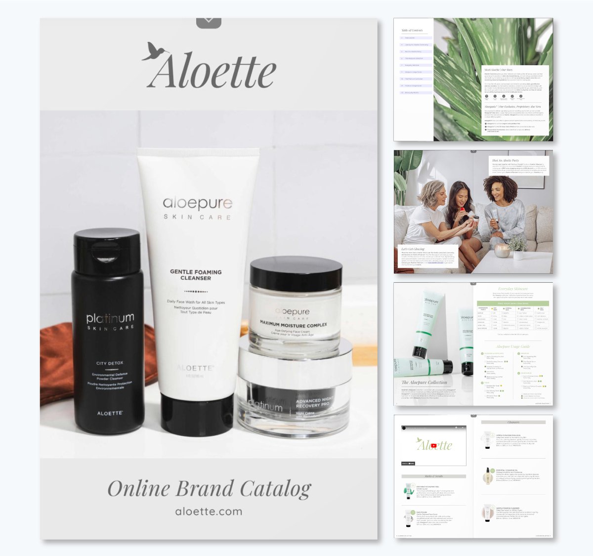 product catalog examples - Aloette Cosmetics