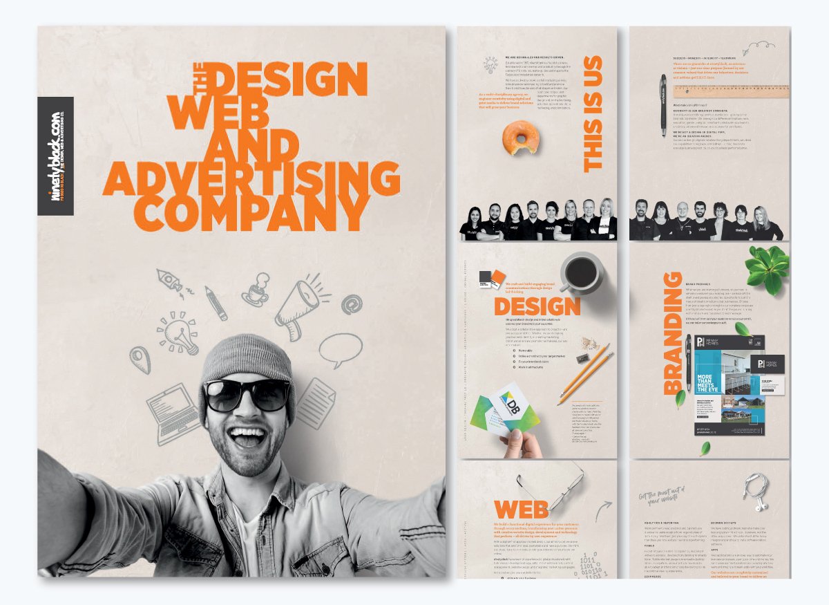 product catalog examples - Ninety black