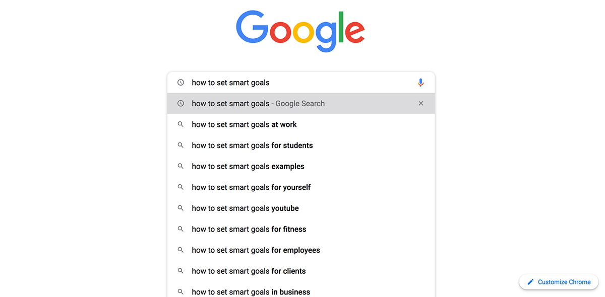 How to use Google search for topic ideas.