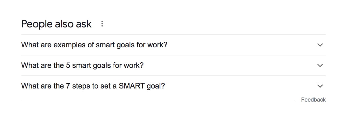 How to use Google search's People Also Ask feature for topic ideas.
