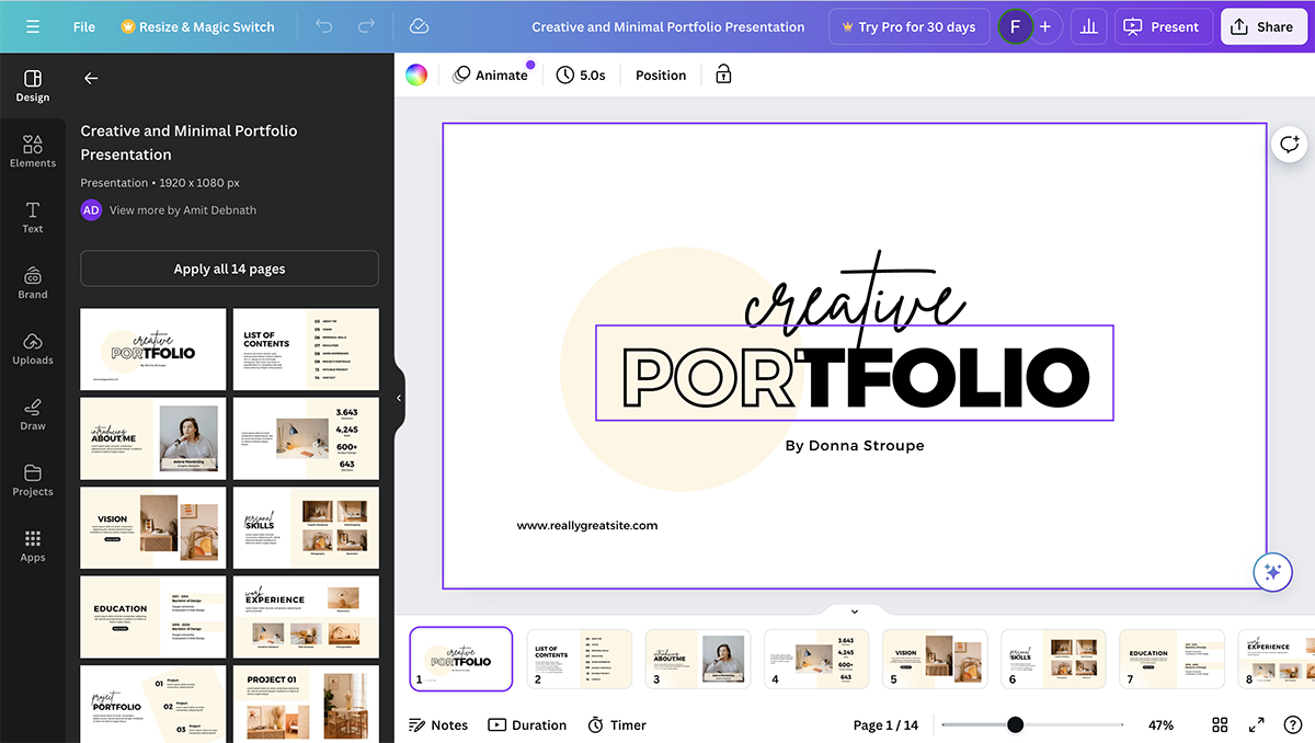 canva vs adobe express - Canva's real collaboration feature