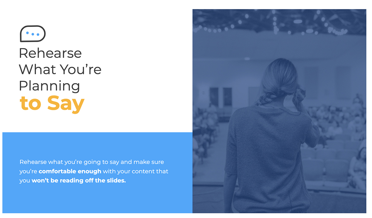 An example of a presentation in a blog post.