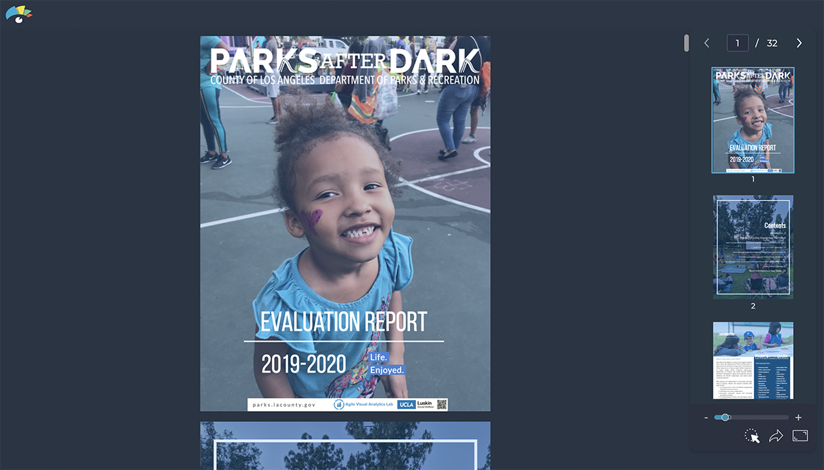 An example of an in-depth research report.