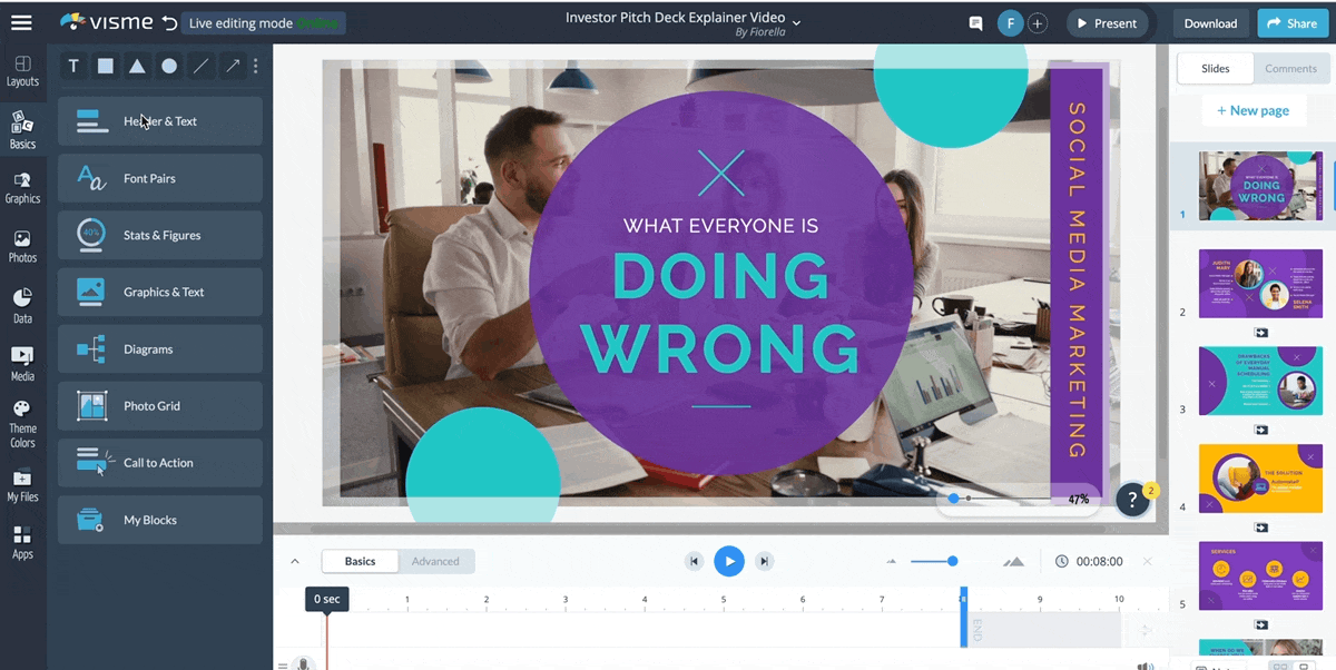 How to add voiceover to an animated explainer video.
