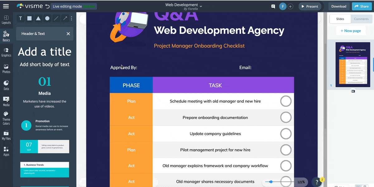 how to use Visme's Dynamic Fields feature in Visme 