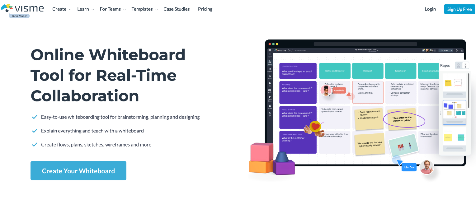 Best Online Whiteboard Visme