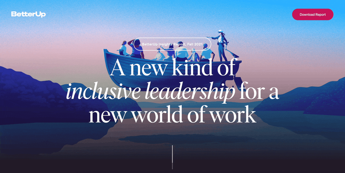 Data storytelling- BetterUp Insights Fall 2021 Report