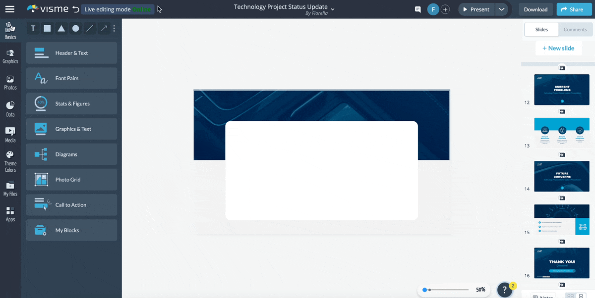 Visme data visualization