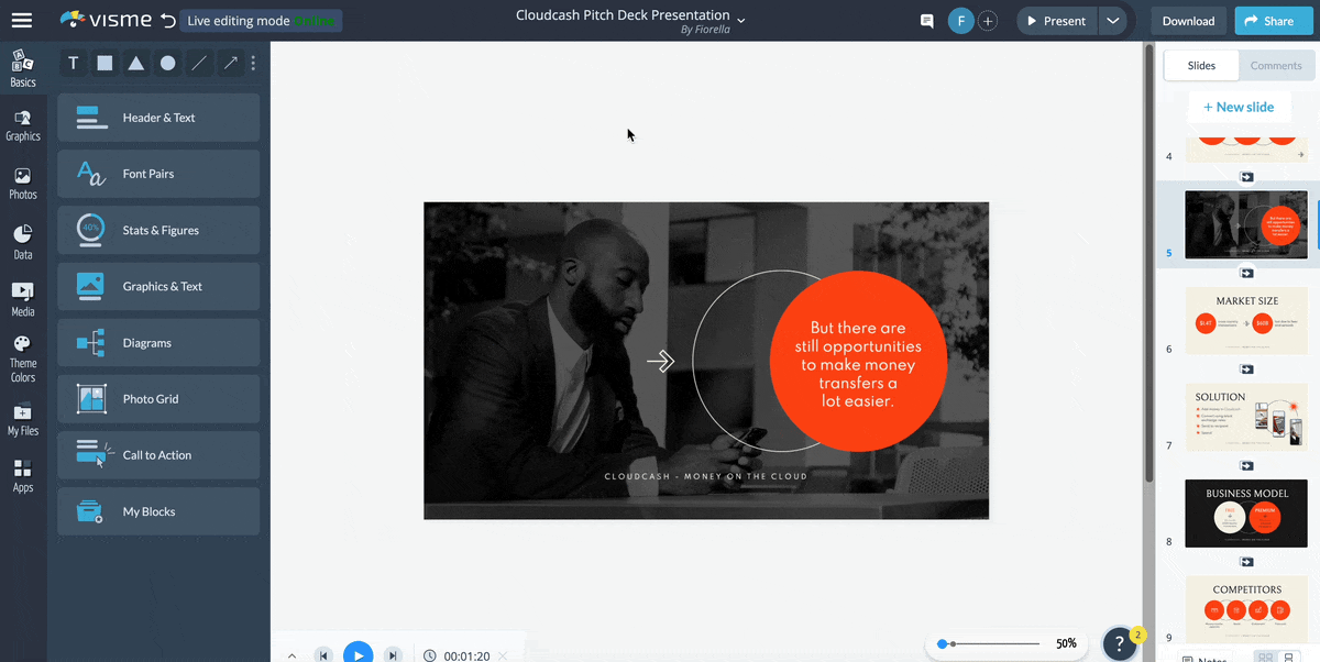 Sales Pitch Presentation - popups