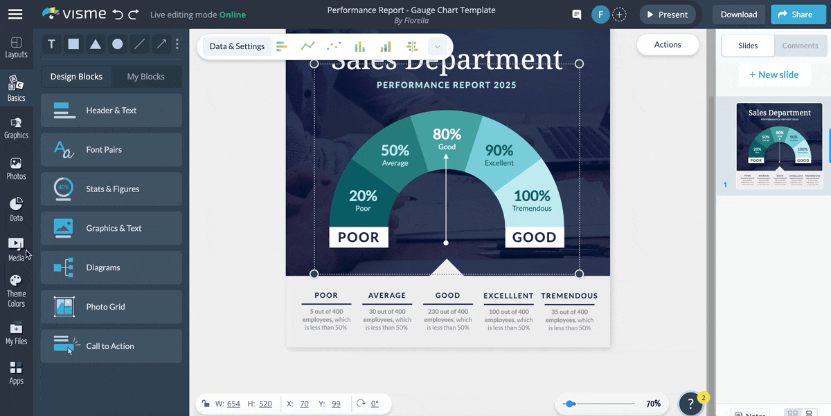 hr report - changing template color scheme